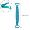 2-Pair Silicone Body Brushes, 28-Inch Double-Sided Back Scrubbers view 2