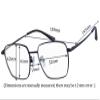 SHINU Titanium-Frame Reading Glasses with Blue-Ray Filter, MF1029 (C2, Adapted Normal Lens) view 3