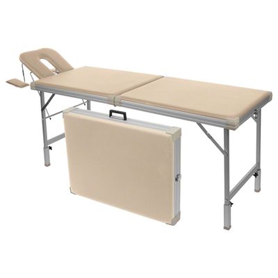 Sport-Tec Robusta ST Aluminum Portable Massage Table, incl. Headrest and Armrest, 170/210 x 65 x 70–82 cm