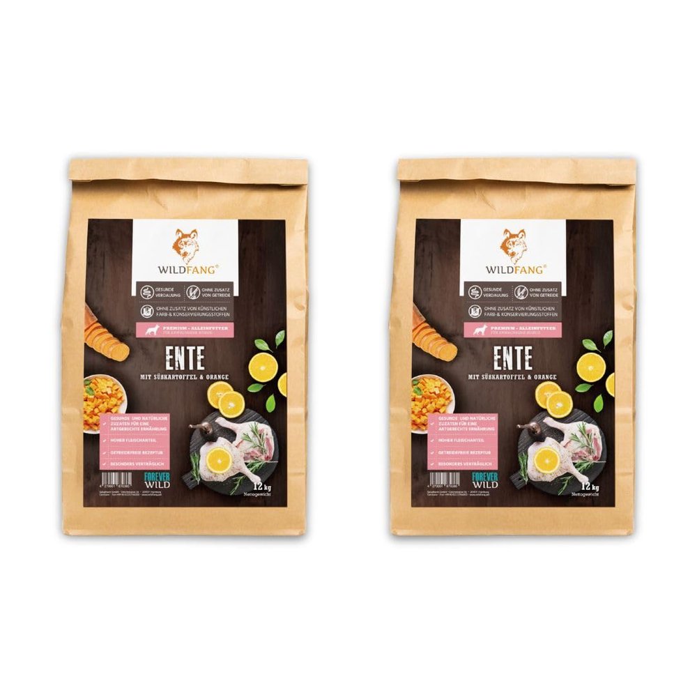 Wildfang Dry Dog Food 6kg - Premium Duck Formula