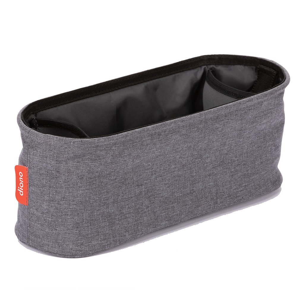 Diono Buggy Buddy Universal Stroller Organizer with Cup Holders, Gray