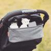 Diono Buggy Buddy Universal Stroller Organizer with Cup Holders, Gray view 3