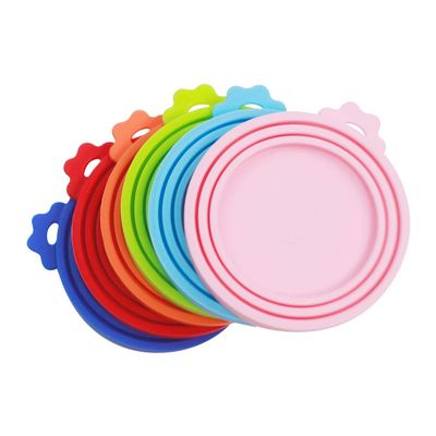 Yobbai Lids for Pet Food Cans, Food-Grade Silicone, BPA-Free, Dishwasher-Safe, 6-Pack