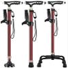 Durable 4-Leg Walking Cane, Non-Slip, 3-in-1 T-Handle Cane view 1