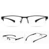 MANG Men's Semi-Rimless Reading Glasses, Bifocal Progressive, Photochromic view 3