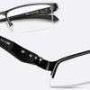 MANG Men's Semi-Rimless Reading Glasses, Bifocal Progressive, Photochromic view 4
