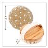 ZLYJ 2-Piece Wooden Dry Body Brush Set with Natural Bristles view 2