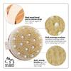 ZLYJ 2-Piece Wooden Dry Body Brush Set with Natural Bristles view 3