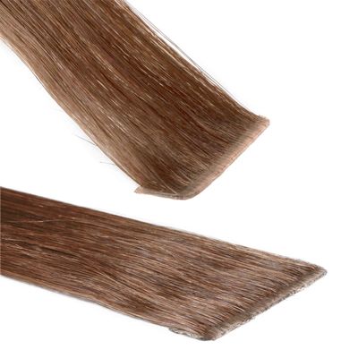 hair2heart Premium Invisible Tape-In Human Hair Extensions, 20 Tapes, 60 cm, Dark Blonde