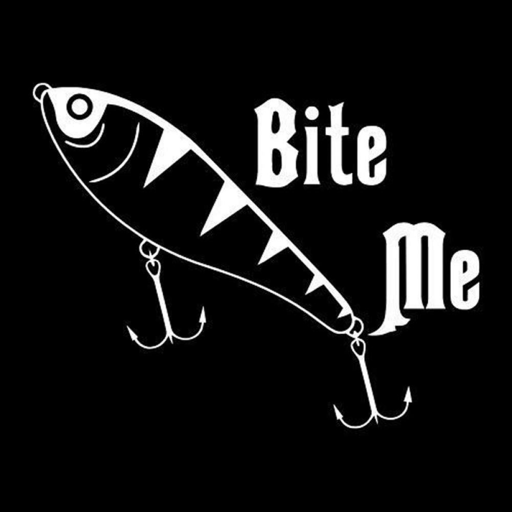 SUIFENG 14.9 x 11.5 cm Fish-Themed Vinyl Car Sticker