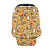 Showudesigns Hedgehog Baby Car Seat Cover for Girls and Boys, Nursing Scarf, Animal Print, Canopy for Stroller, High Chair and Shopping Cart view 1