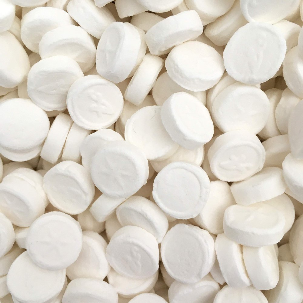 London Small Tablets, Net Weight 1 kg – The Mythical Sugar Tablets for Once (Small London Mint)