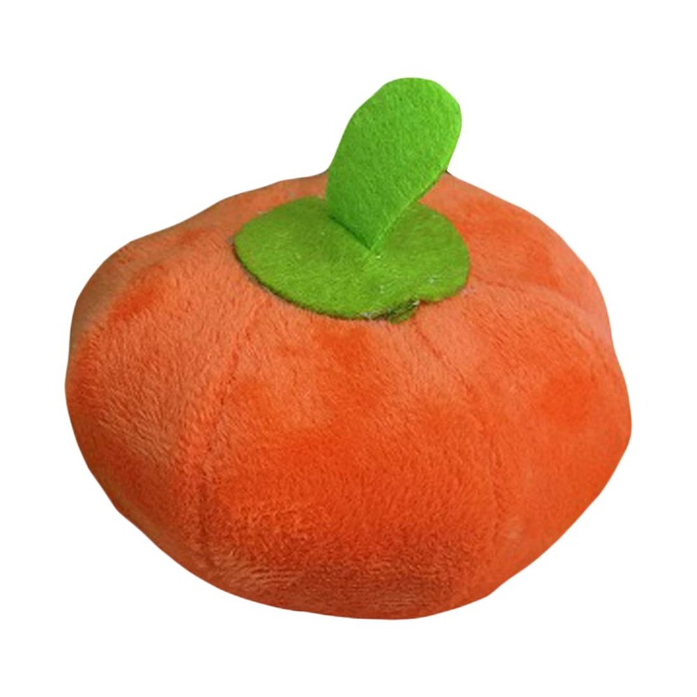 PetPhindU Puppy Squeaky Plush Toy - Pumpkin Chew Toy