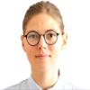 Round Blue-Light-Filtering Reading Glasses +1.0, Black, with Retro-Style Case view 3