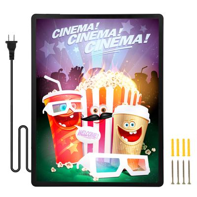Spolehli LED Poster Frame with Backlight, 45.7 x 61 cm, Black