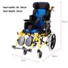 SSCYHT Lightweight Foldable Cerebral Palsy Wheelchair, Multifunctional Fully Reclining Ultra-Light Ergonomic Wheelchair view 2