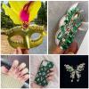 Beadsland Emerald Green Rhinestones, SS20, 1,440 Pieces view 4