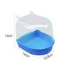 YITON Hanging PVC Bird Bath, Pink, 1-Piece view 3