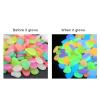 Cestor 100 Glow-in-the-Dark Pebbles, Mixed Colors, for Aquariums, Gardens, Paths, and Yards view 2