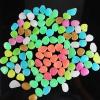 Cestor 100 Glow-in-the-Dark Pebbles, Mixed Colors, for Aquariums, Gardens, Paths, and Yards view 4