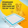 Skywin Dog Pee Pad Holder, No Spills, Works with Most Training Pads, Easy to Clean and Store (2-Pack, White) view 3