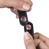 Miniland 89325 Pacipocket Deluxe Pacifier Holder, Faux Leather, Snap-Closure Handle, Rose, Black and Pink view 2