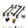 Pangocho Lenyi Cabinet Pulls, Modern Zinc Alloy, Brushed Nickel, PVD 96 mm view 3