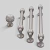 Pangocho Lenyi Cabinet Pulls, Modern Zinc Alloy, Brushed Nickel, PVD 96 mm view 4
