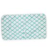 Portable Foldable Cotton Baby Diaper Changing Pad, Washable and Reusable, Green Geometric view 1