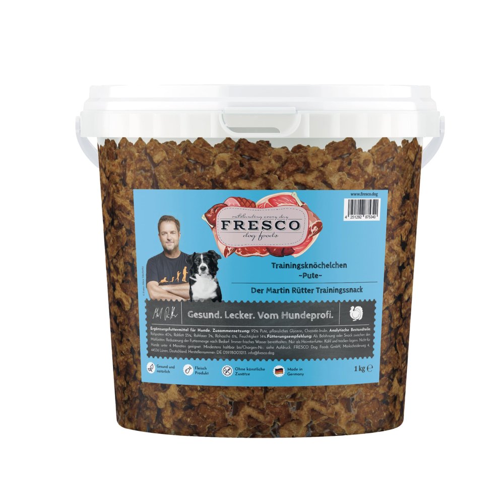 FRESCO Dog Training Bites Turkey 1kg