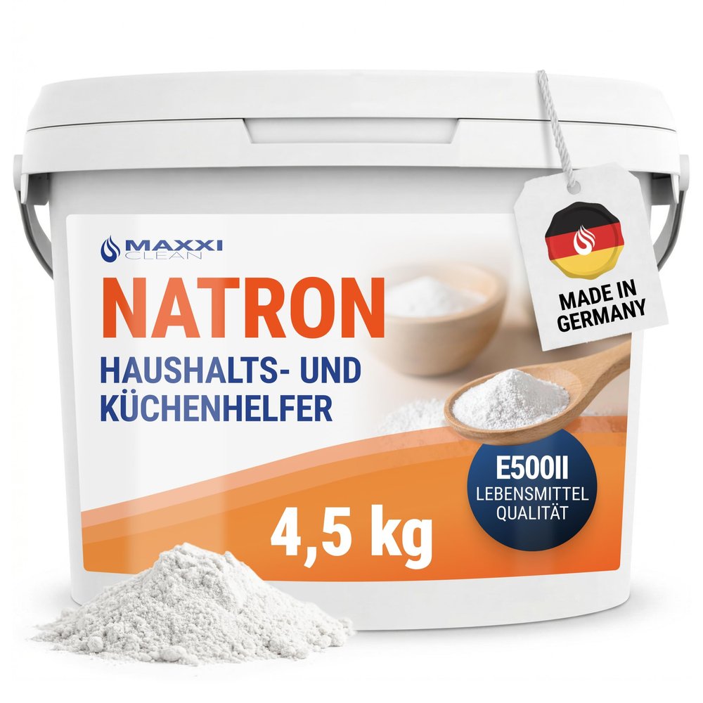 MAXXI CLEAN | 4.5 kg Baking Soda Powder | Food-Grade Sodium Bicarbonate