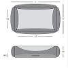 PadsForAll Dreamy Dog Bed with Microfiber Cover, Orthopedic Visco Foam view 2