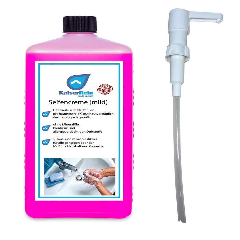 KaiserRein Soap, 1 L Bottle with Pump Dispenser
