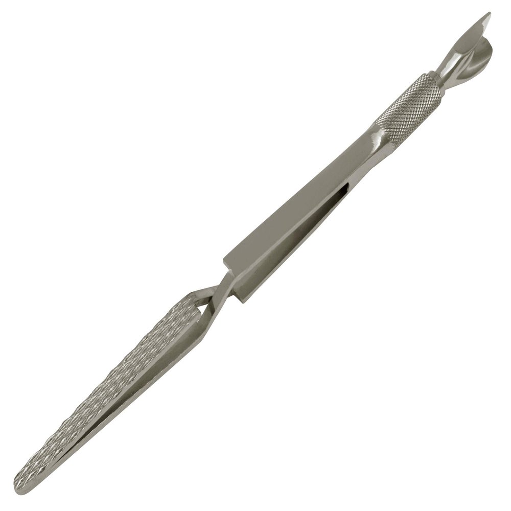 Chrome Pinch Clamp Tweezer for Shaping the C-Curve in Acrylic Nail Modeling