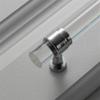 Pangocho Lenyi Modern Black Acrylic Cabinet Pulls, 128 mm/160 mm view 1