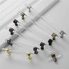 Pangocho Lenyi Modern Black Acrylic Cabinet Pulls, 128 mm/160 mm view 4