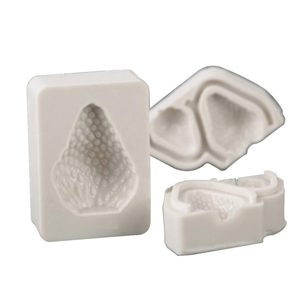 yIFeNG 3-Piece Strawberry Fruit Silicone Mold for Fondant, Chocolate, Candy, Cake, and Clay