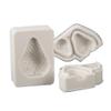 yIFeNG 3-Piece Strawberry Fruit Silicone Mold for Fondant, Chocolate, Candy, Cake, and Clay view 1