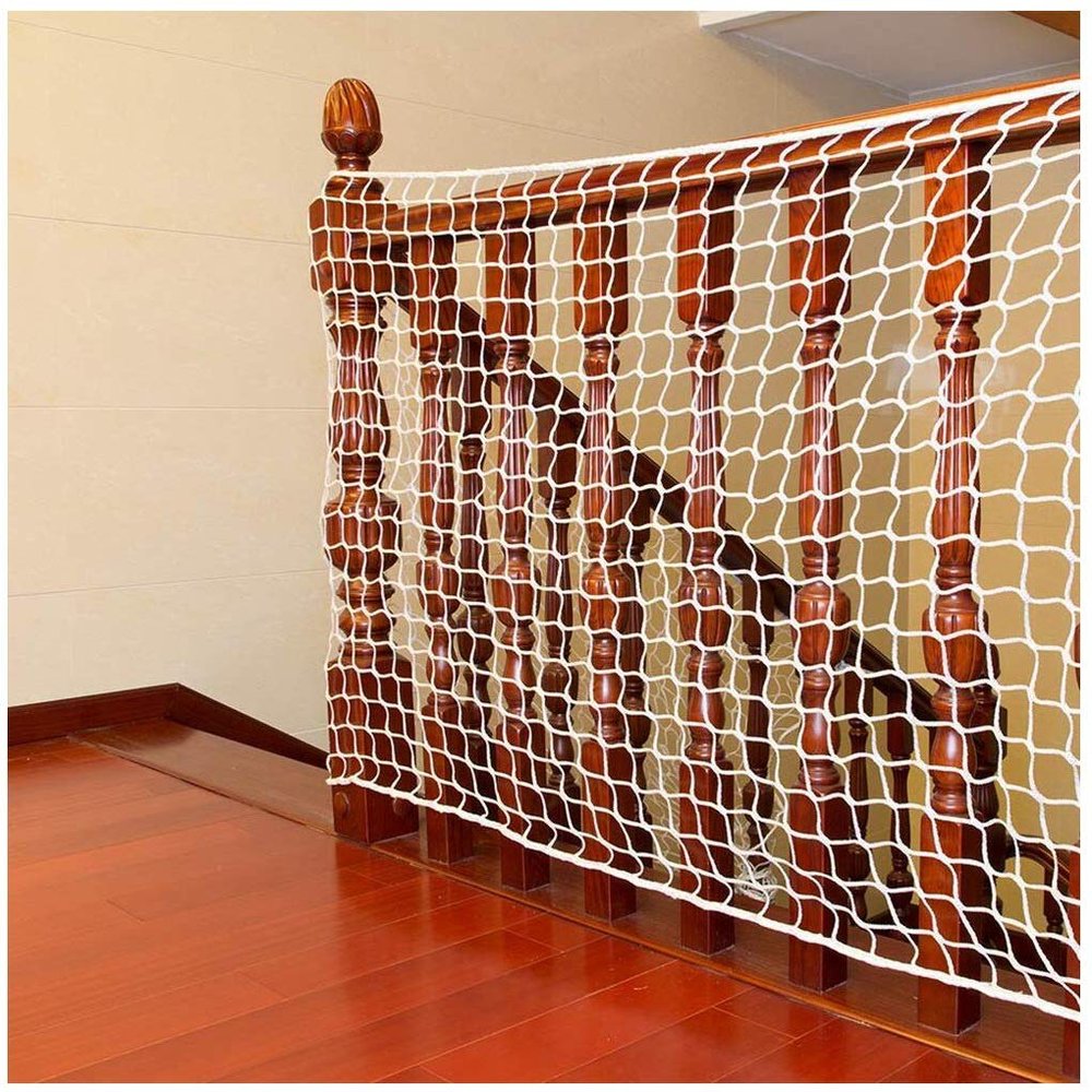 NAKAN Children's Safety Net for Stairs and Balconies, 4 x 6 m (12 x 20 ft)