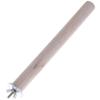 Bird Cage Perches, 2 x 25 cm, Wooden Parrot Stand Sticks, 2-Pack view 1