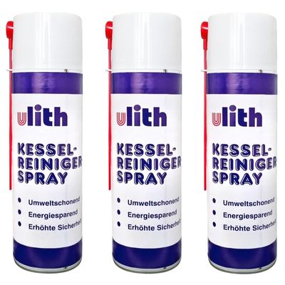 3x Ulith Boiler Cleaner, 500 ml