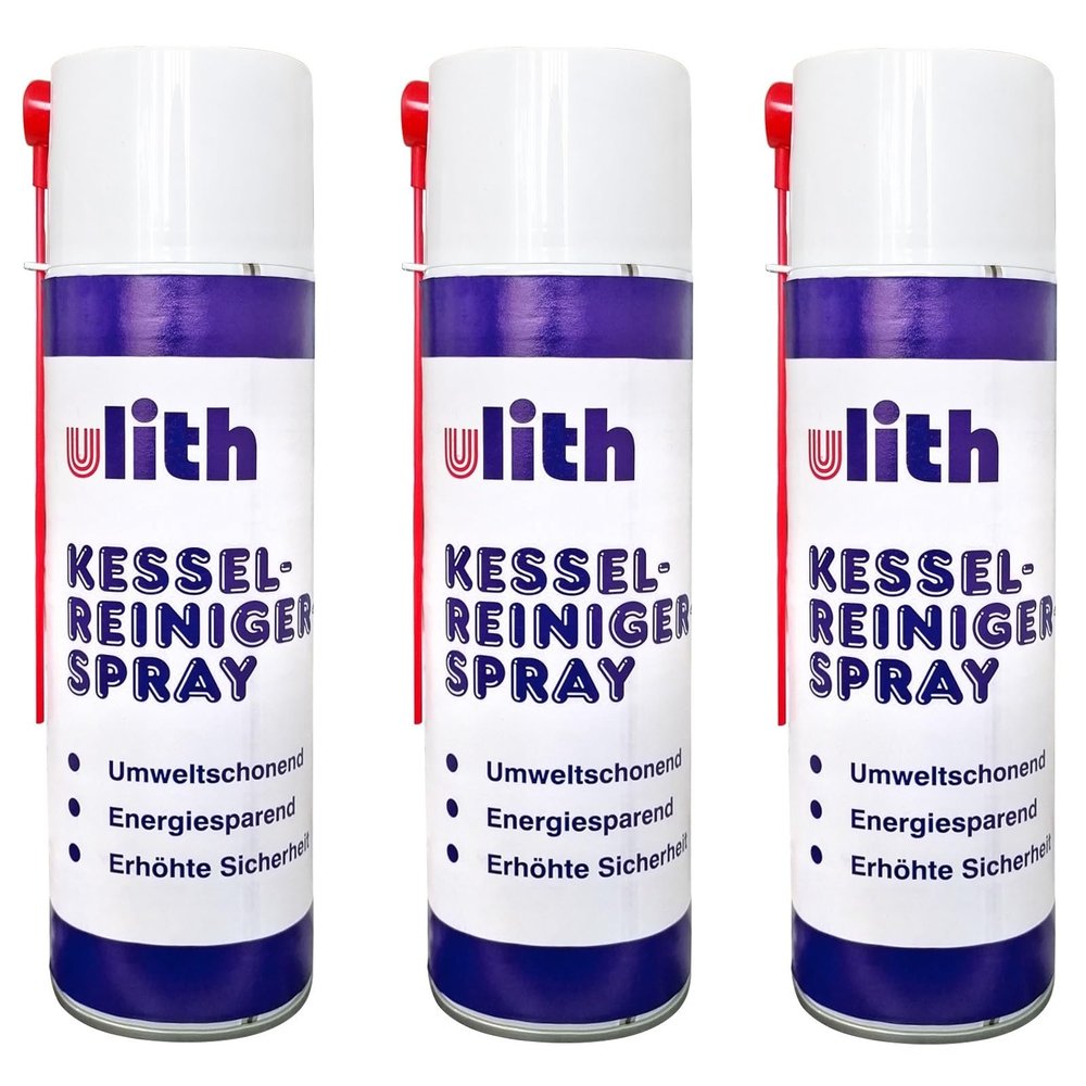 3x Ulith Boiler Cleaner, 500 ml