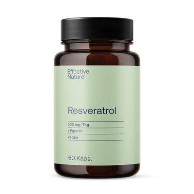 Effective Nature High-Dose Resveratrol with 500 mg Trans-Resveratrol