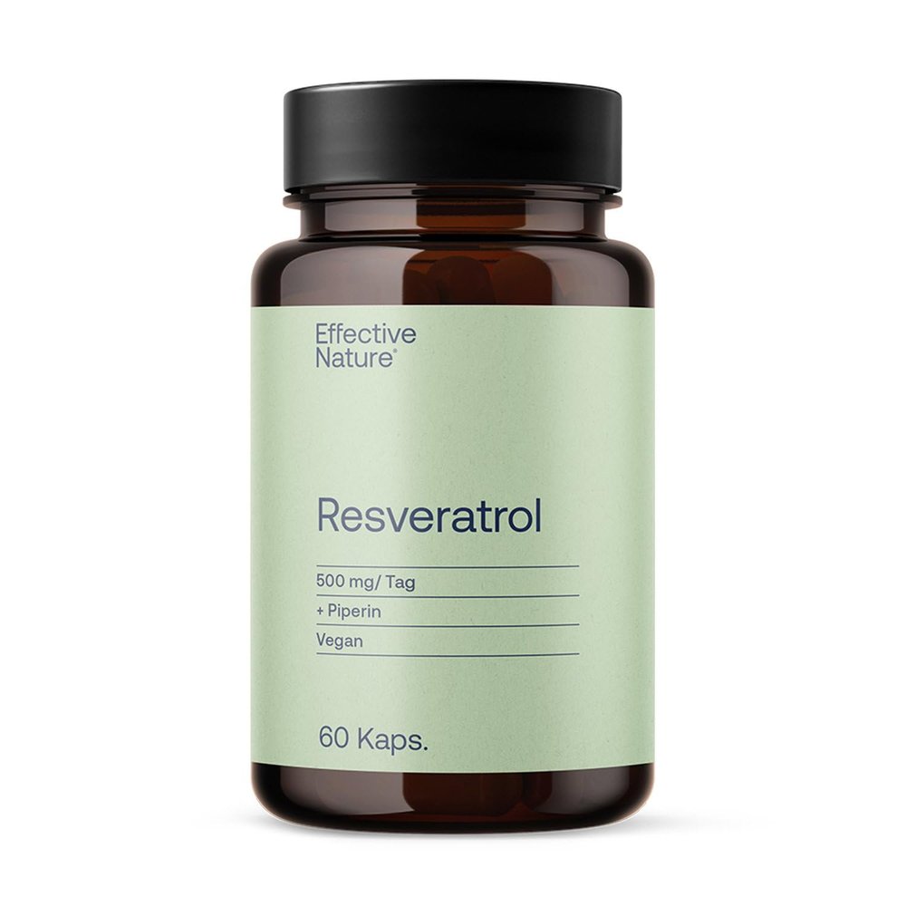 Effective Nature High-Dose Resveratrol with 500 mg Trans-Resveratrol