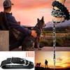 Heavy-Duty Metal Chain and Nylon Dog Leash Set, Silver, Large view 2