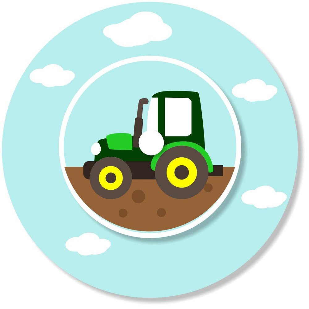Charging Station Sticker Compatible with Toniebox – Tractor