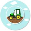 Charging Station Sticker Compatible with Toniebox – Tractor view 1
