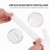 EXCEART Adjustable Stoma Hernia Support Belt, Soft and Breathable, White view 3