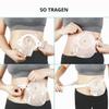 EXCEART Adjustable Stoma Hernia Support Belt, Soft and Breathable, White view 4