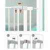 DZDZXQG Baby Gate for Stair Railings, Extra-Wide Pet Gate, Self-Closing, No-Drill, White, 130–137 cm view 2